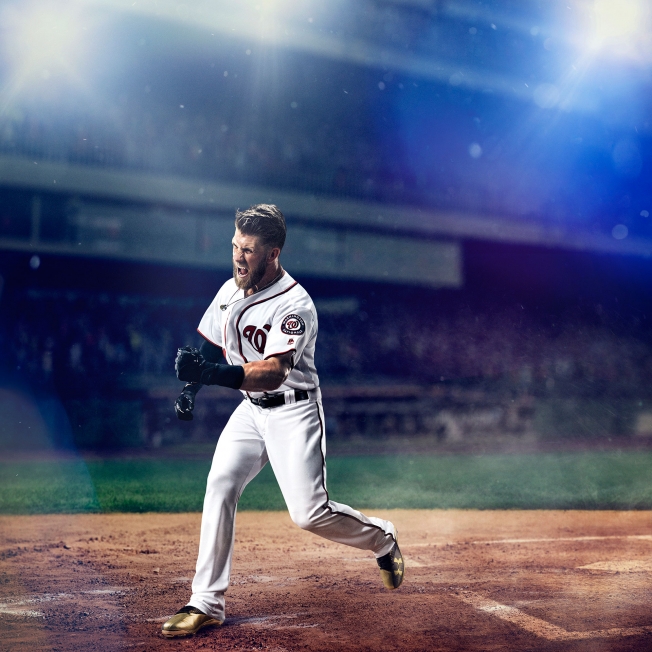 Bryce Harper Under Armour Photos and Premium High Res Pictures
