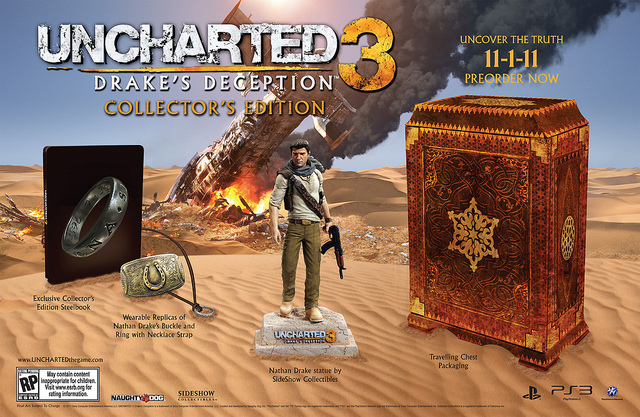 Uncharted 3 Multiplayer Rare Treasure Drop and Double Cash Holiday Event