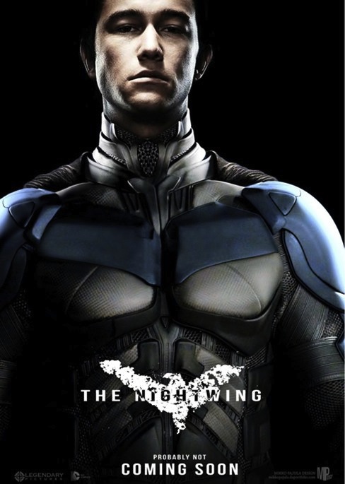 Joseph Gordon Levitt Nightwing Poster